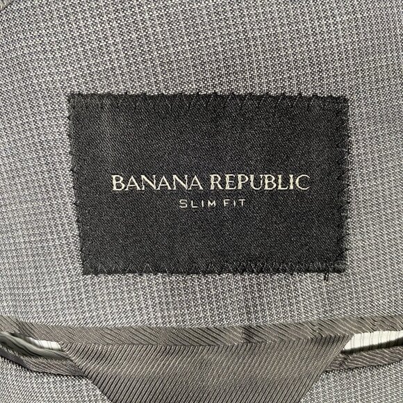 Banana Republic Tollegno Italian Merino Slim Fit Sport Coat 40S 42S Men's Blazer - Picture 8 of 16